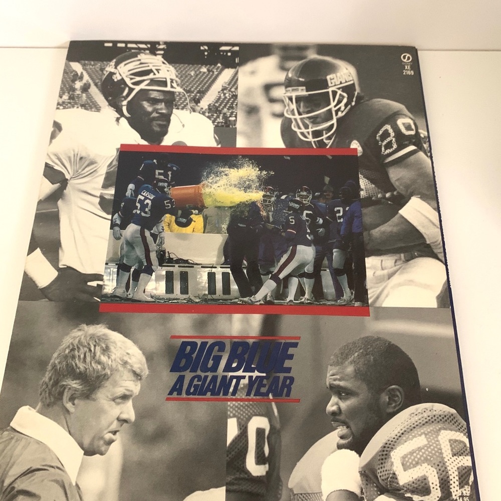 1987 Big Blue A Giant Year NFL Magazine Coffee Mug - Picture 3 of 3